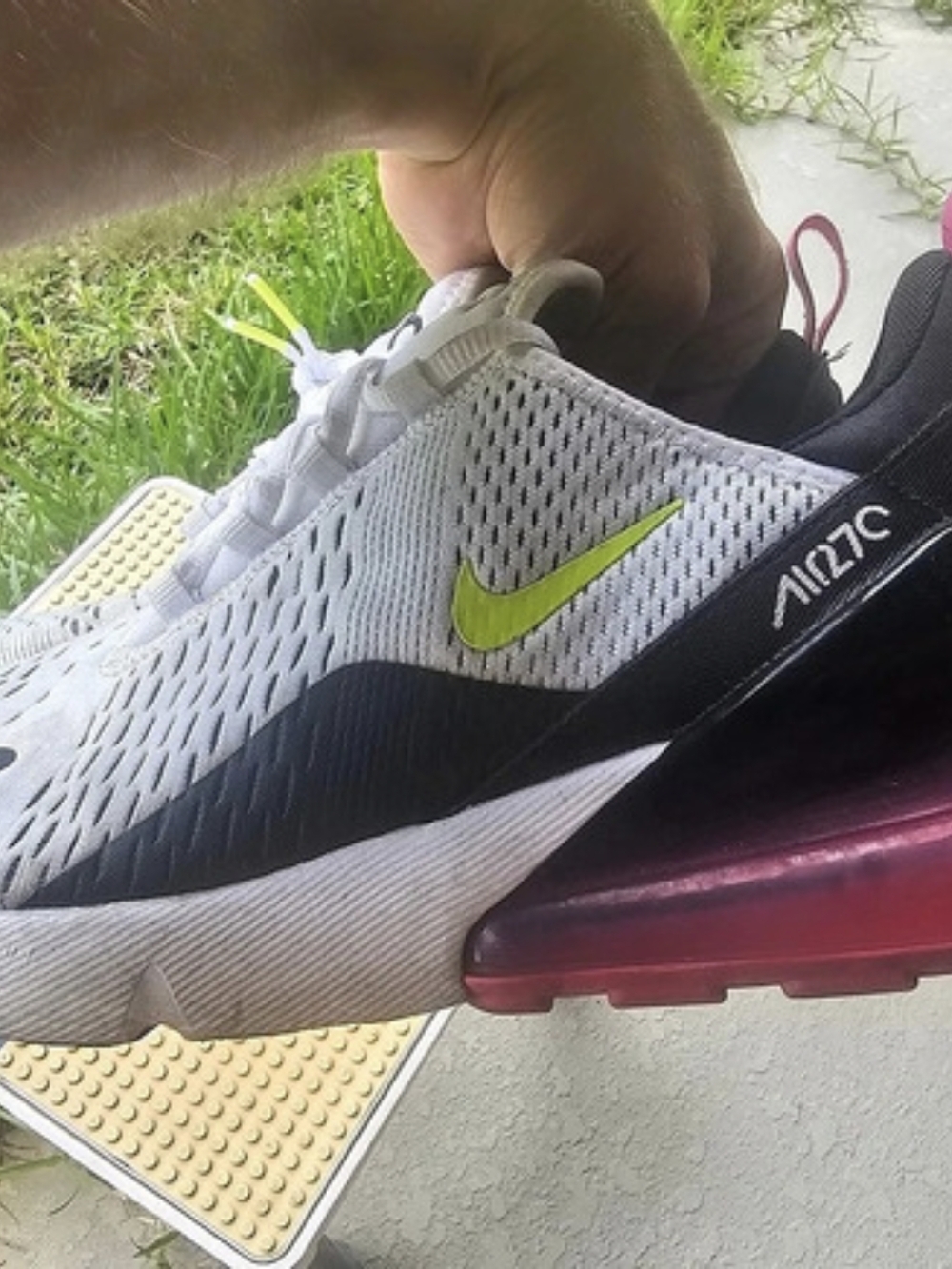 Size 11.5 - Nike Air Max 270 Volt Fuchsia